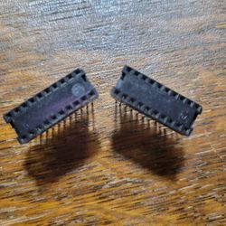 Lot Of 2 20 Pin Sockets New Open Box