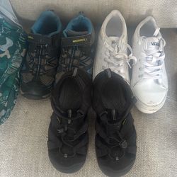 Free Gently used Backpack & Boys Shoes