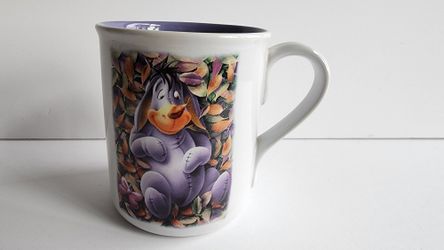 Eeyore Mug 16oz Walt Disney Winnie the Pooh  Happiness is a Soft Landing Vintage