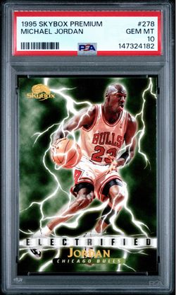 1995 SKYBOX PREMIUM #278 MICHAEL JORDAN PSA 10