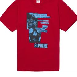 Supreme Anatomy Tee Red Sz M Or XL