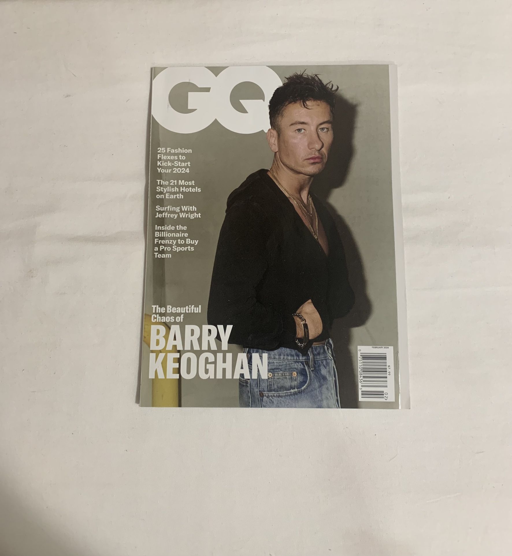 GQ Barry Keoghan “The Beautiful Chaos of” Issue February 2024 Magazine