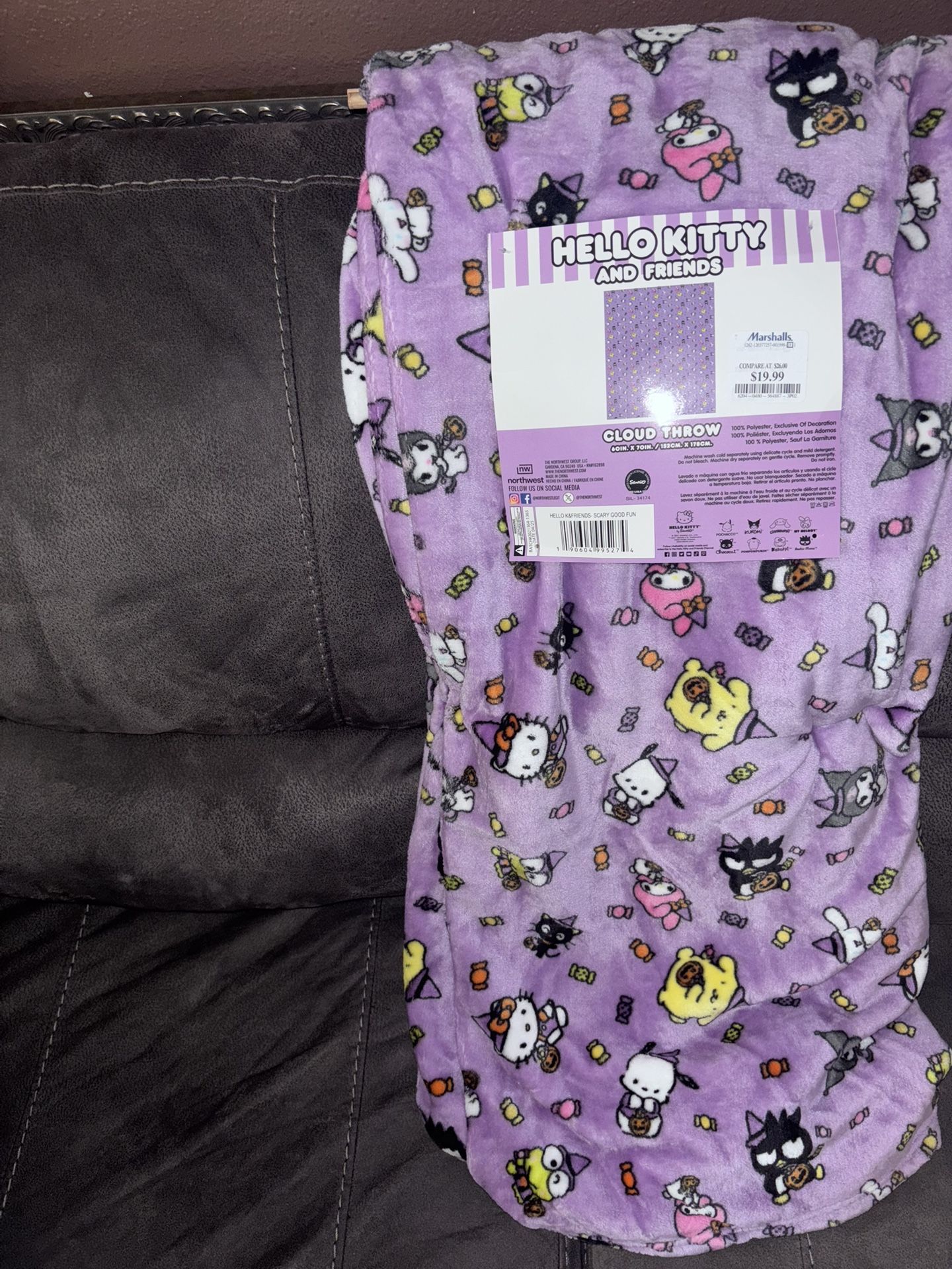 Hello Kitty Halloween Blanket