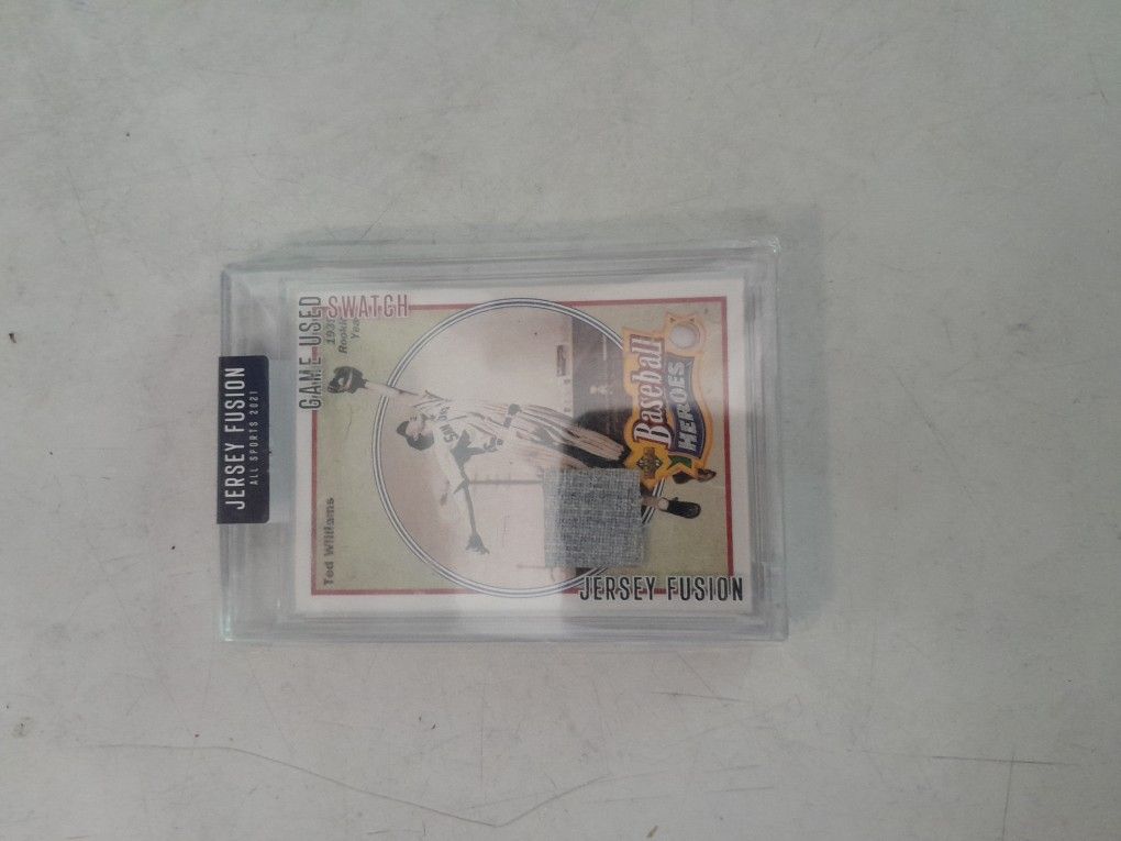 Ted Williams Game Used Swatch 2021