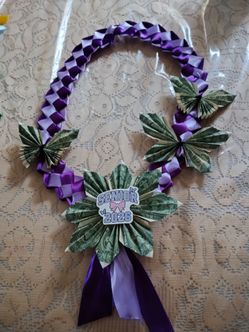 Graduation money necklace ready for pickup