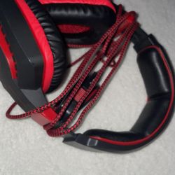 Red Gaming Headset
