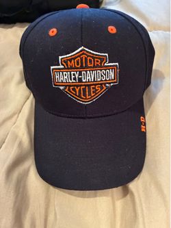 New black orange Harley Davidson baseball cap