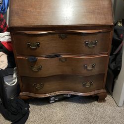 Vintage Writing Desk Dresser