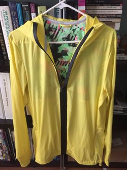 Adidas Running Windbreaker Jacket M Yellow
