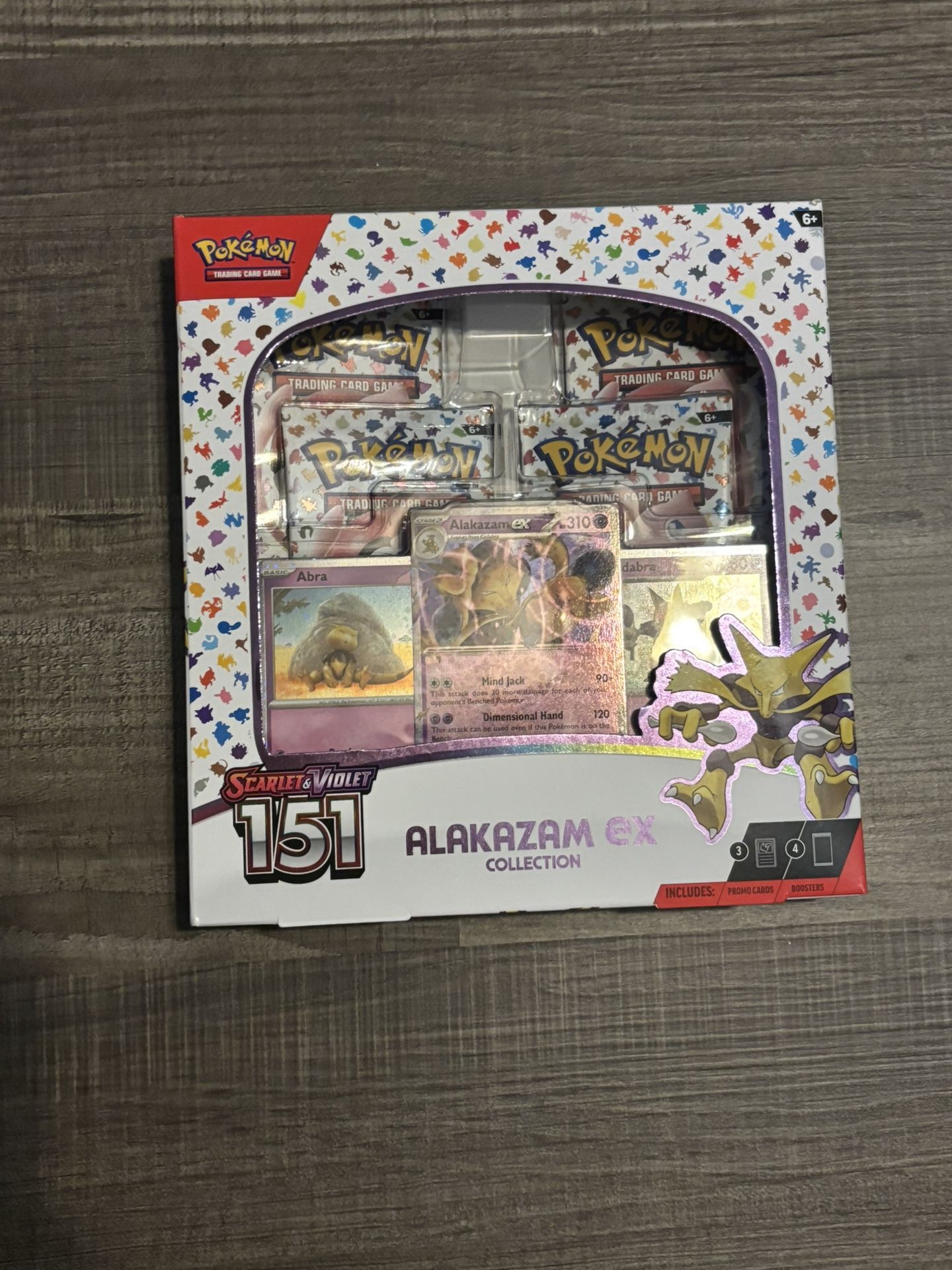 Pokemon Alakazam 151 Box