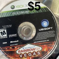 Xbox  360 Rainbow Six Game