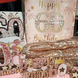 60th Birthday Celebration Decorations
