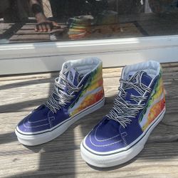 Vans Off The Wall kids X Crayola SK8-Hi Mashup Melt Hi-Top Shoes