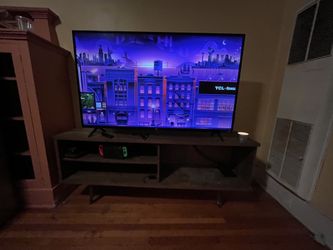 Mid Century Inspired Entertainment Stand