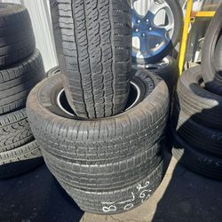 Set Of Four Used Tires 265/70-18 Michelin
