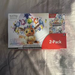 Costco Pokemon Prismatic Evolutions 2-Pack Trainer Box and Booster Bundle