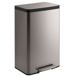 ✨ KOHLER 13-Gallon Stainless Steel Step Trash Can ✨