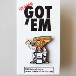 SNKRhead Orange Grateful Nike SB Enamel Pin