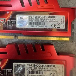 G.Skill Ripjaws X Series 8GB Kit (2x4GB) DDR3-1600 Desktop RAM F3-12800CL9D-8GBXL
