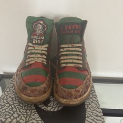 Freddy Krueger  Custom Sneakers 