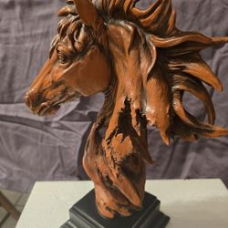 Resin Horse Head Statue
