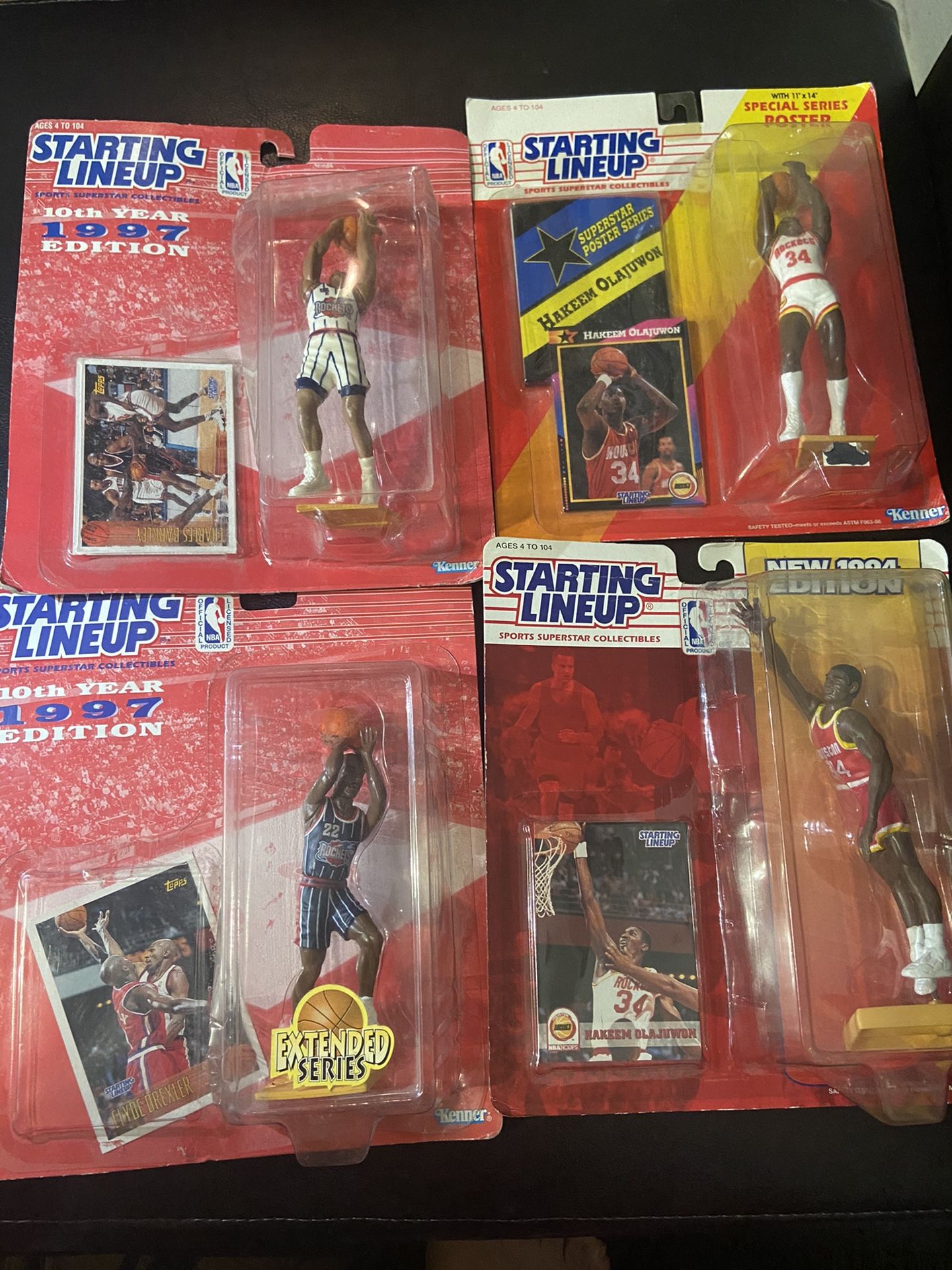 Houston Rockets Starting Lineup Action Figures