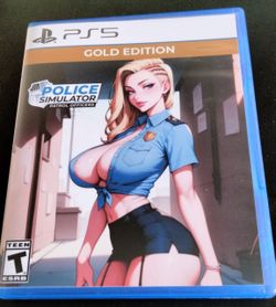 Custom Police Simulator Gold Edition Replacement Case (PS5) For Sale
