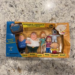 Limited Edition Family Guy Freakin’ Sweet Bendable Figurines 2004