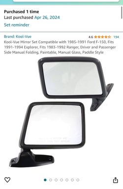 New In Box Side Mirror 