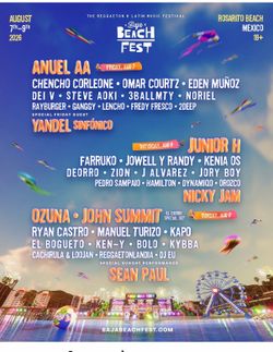 Baja beach fest Tickets