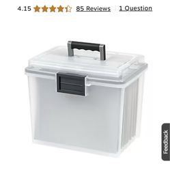 IRIS WeatherPro Portable File Box