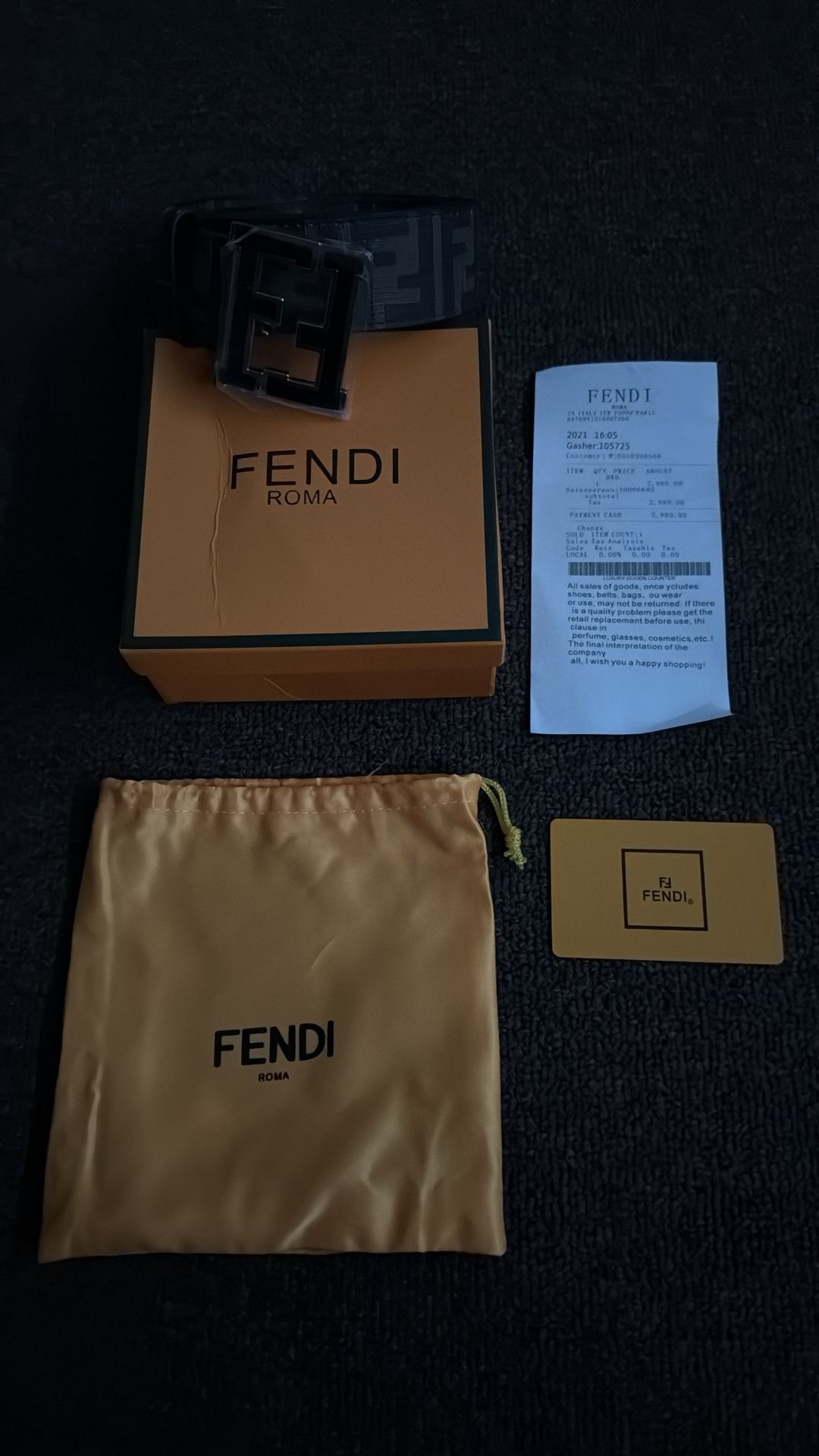 Fendi belt