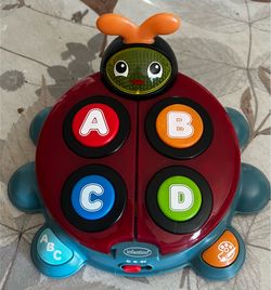 INFANTINO ALPHABET & COLORS LEARNING EDUCATIONAL BEETLE SONGS/PHRASES/SOUNDS