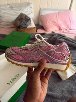 Bottega Veneta Orbit Sneakers Pink