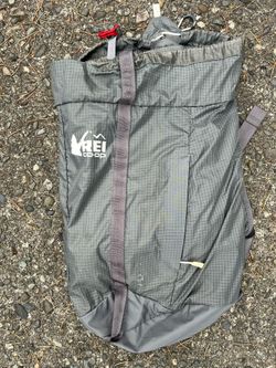 Grey REI Flash 18 Hiking Backpack
