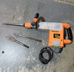 Large Demolition Hammer with 3 Chisels