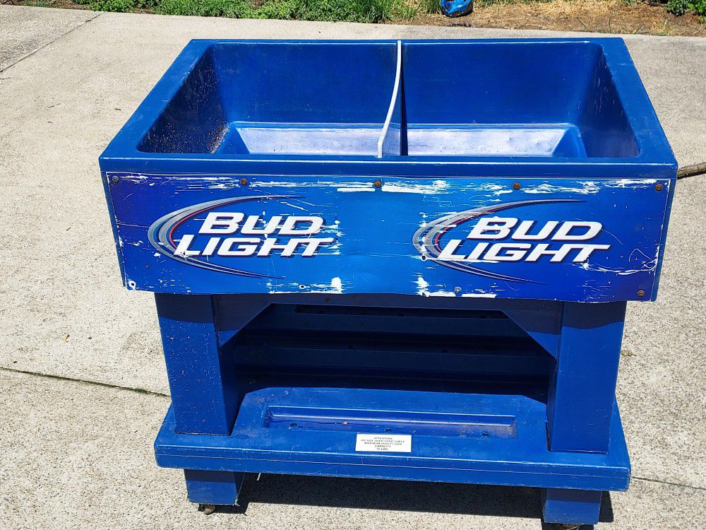 Bud Light Beer Cart on Wheels**rare Summer Sale