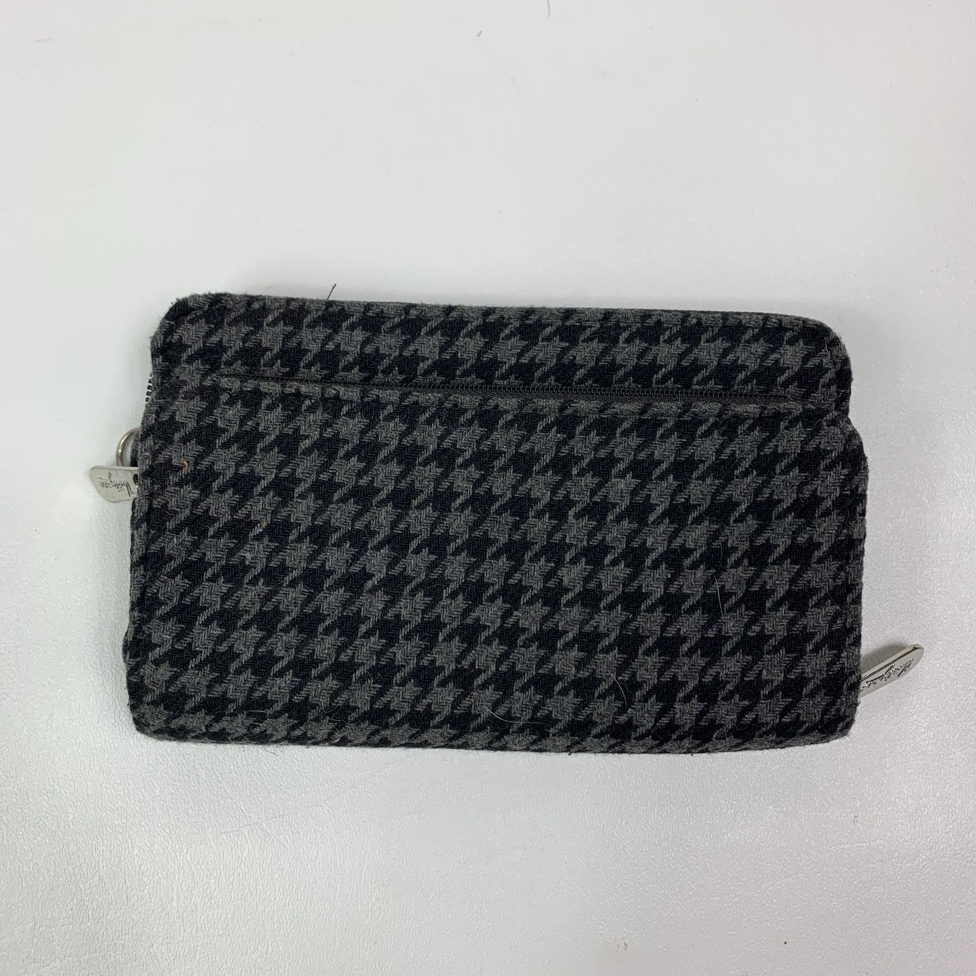 31 houndstooth wallet gray black
