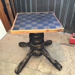 Custom Chess Or Checkerboard Table 