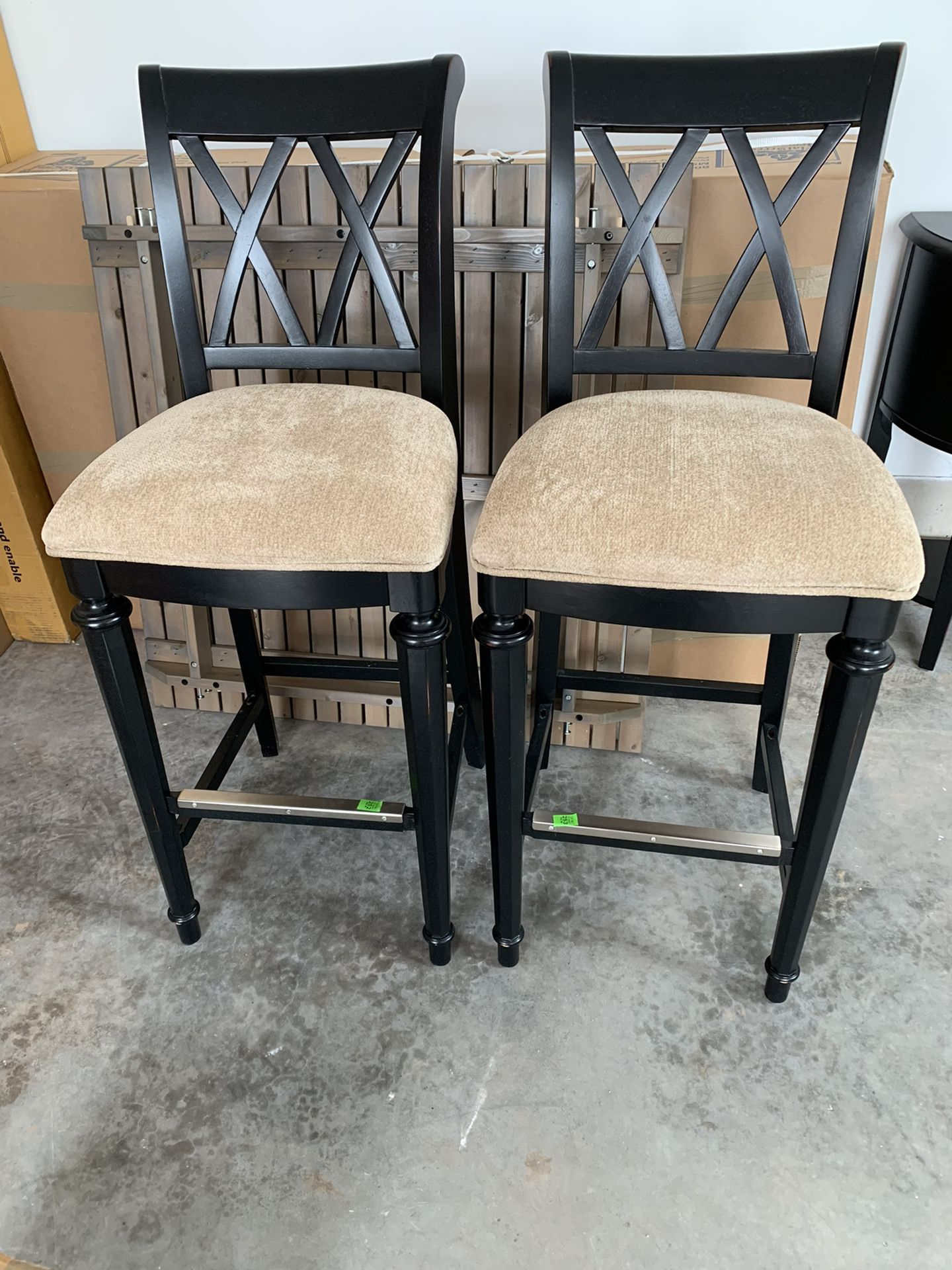 Two Bar Height Stools