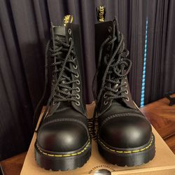 Brand New  Steel Toe 10 Hole Doc Martens Size 12 Mens 