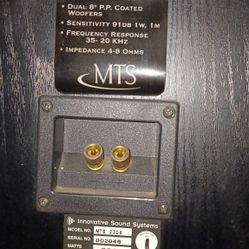 MTS Speakers In Great Condition (Make Offer)