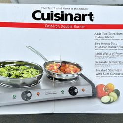 Cuisinart Countertop Cast iron Double Burner