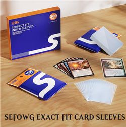SEFOWG Perfect Fit Inner Card Sleeves (100 ct) - Brand New!