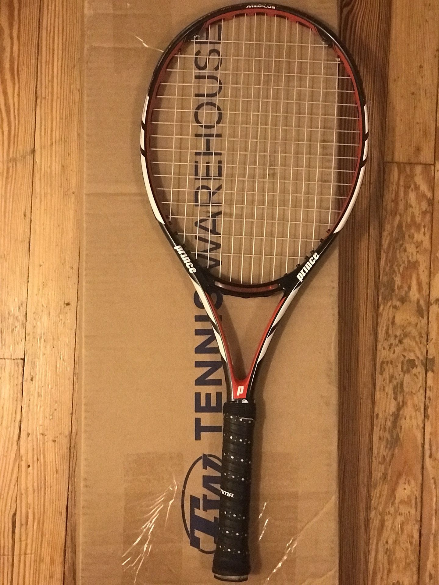 Tennis Racket with Carry Case - Prince Warrior 100L ESP