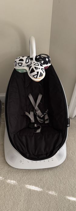 4moms MamaRoo Multi-Motion Baby Swing, Bluetooth Enabled with 5 Unique Motions, Birch