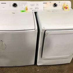 Samsung Top Load Washer Dryer Set‼️ GGE 