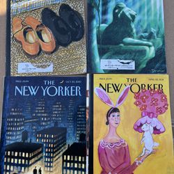 Lot of 4 The New Yorker Magazine - October 2010, March April May 2011