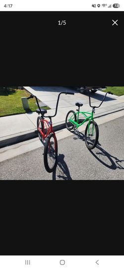 Beach cruiser bicycles