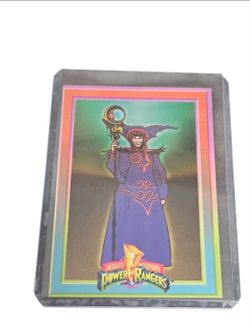 Mighty Morphin Power Rangers Rita Repulsa Holographic Trading Card
